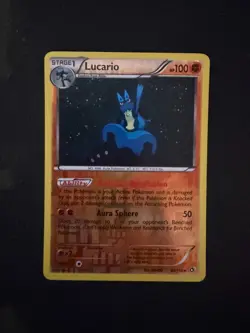 Lucario [Reverse Holo] #80 Pokemon Legendary Treasures 80/113 - Image 1