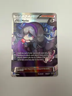 Pokemon Hex Maniac 75a/98 Full Art Alternate Art Promo NM - MINT CENTERING - Image 1