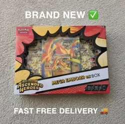 Sealed Pokemon: Mega Evolution Ascended Heroes Mega Emboar Ex Box - UK✅📮📦 - Image 1