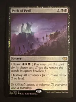 1x Foil Path of Peril (124) Innistrad: Crimson Vow LP MTG Magic the Gathering x1 - Image 1