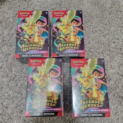 Ascended Heroes Pokemon Booster Bundles X4 Factory Sealed In Hand READY TO SHIP - Image 1