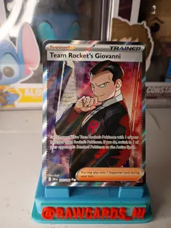 Pokemon TCG-Team Rocket’s Giovanni 225/182 Ultra Rare Full Art- Destined Rivals - Image 2