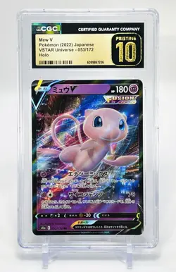 2022 Mew V Pokemon TCG Double Rare Holo VSTAR Universe 053/172-CGC Pristine 10💖 - Image 1