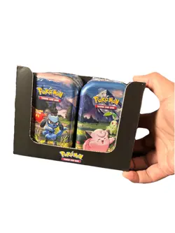 Pokemon Ascended Hero’s Mini Tin Display 10 tins sealed - Image 2