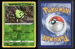 Spinarak 006/078 Peelable Ditto Pokemon GO Pokemon Reverse Holo NM/M - Image 3