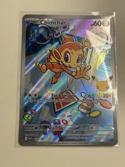 Pokemon Chimchar #041 Promo First Partner Illustration Rare Holo NM - Image 3