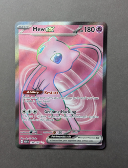Mew ex 193/165 Pokemon TCG 151 Ultra Holo Rare Full Art English - Image 1