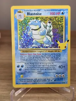 Blastoise 2/102 Classic Collection Celebrations: Classic Collection Pokemon NM - Image 5