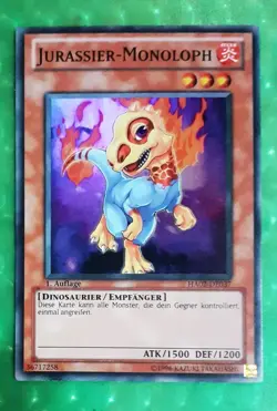 Yu-Gi-Oh HA02-DE037, Jurassier-Monoloph "mint" neu, 1. Auflage - Image 1