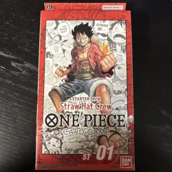 One Piece TCG ST01 Starter Deck English Sealed Brand New 811039038366 - Image 1