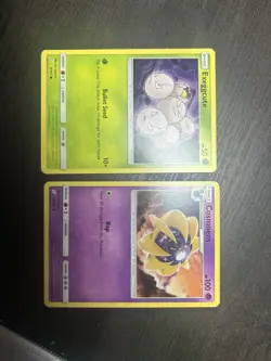 Pokemon Tag team crimp cards LP and NM 2 commons with the error on the top! - Image 1