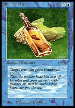 1 x Fishliver Oil (Light) - Arabian Nights - NM-Mint - MTG - Image 1