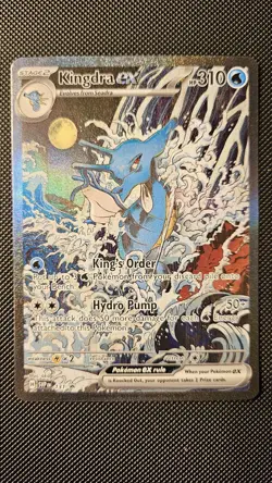 Pokemon Kingdra ex 131 Promo SVP Scarlet & Violet 2024 Holo EX Card English - Image 1