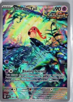 Scream Tail 065/198 Paradox Rift Illustration Rare Pokemon Card NM - Image 1