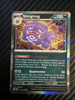 Mew 151 Pokemon Smogmog 110/165 Weezing Holo Pokemon Card - Image 1