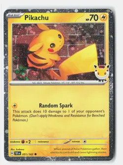Pikachu (Pokemon Day 2026) Common Holo Miscellaneous Cards & Products 051/162 NM - Image 1