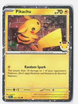 Pikachu (Pokemon Day 2026) Common Holo Miscellaneous Cards & Products 051/162 NM - Image 1