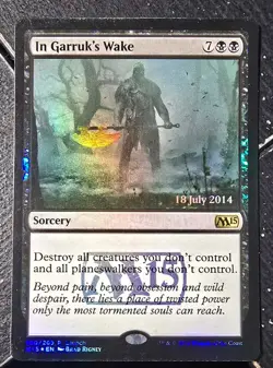 In Garruk's Wake #100 (Foil) MP Launch Party & Release Event Promos Magic MTG - Image 1
