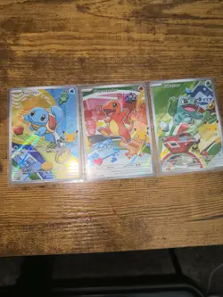 Pokemon First Partner Series 1 Kanto Lot Bulbasaur 37 Charmander 38 Squirtle 39 - Image 1