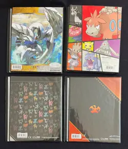 Pokemon Ultra PRO 4 Pocket Binders x4: Ho-Oh/Lugia, Arcanine, Charizard, Eevee - Image 2