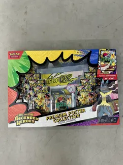 Pokemon Mega Lucario EX Premium Poster Collection Ascended Heroes NEW 🔥 - Image 1