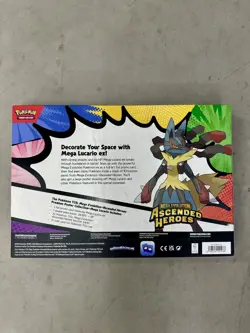 Pokemon Mega Lucario EX Premium Poster Collection Ascended Heroes NEW 🔥 - Image 2