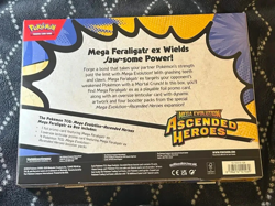 Pokemon TCG Ascended Heroes Mega Feraligatr Ex Box - Sealed In Hand Fast Ship - Image 2