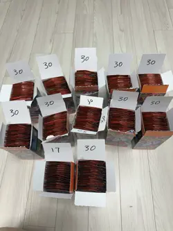 Lot of (347) Pokemon TCG Korean Mega Inferno X M2 Booster Packs SEALED NEW - Image 2