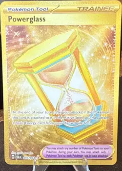 Pokemon Powerglass Trainer Hyper Rare Full Art Holo Sv: Shrouded Fable 097/064 - Image 1
