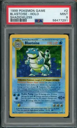 Pokemon Base Set Shadowless Holo PSA 9 Complete Set 1-16 Charizard Blastoise - Image 4