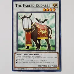 The Fabled Kudabbi - HAC1-EN148 - LP - Common - 1st ed - Yugioh - Image 1