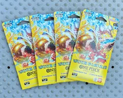 4x One Piece OP15-EB04 Adventure on Kami’s Island Sealed Booster Packs - Image 1