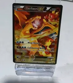Charizard EX XY121 LP Holo Black Star Promo Pokemon Card - Image 1