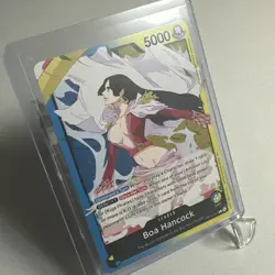 Boa Hancock OP14-041 ONE PIECE Tcg Card Game NM BLUE/YELLOW Leader - Image 2