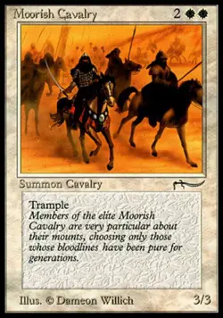 1 x Moorish Cavalry (Light) - Arabian Nights - NM-Mint - MTG - Image 1