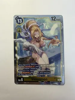 Digimon Card Game Venusmon BT10-042 2024 Regionals Participant - Image 1