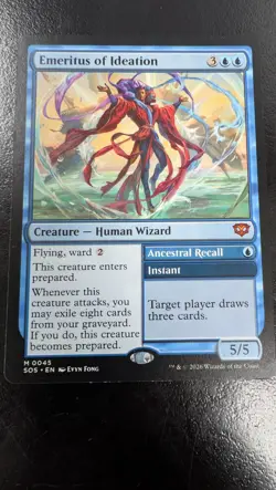 Emeritus of Ideation Secrets of Strixhaven Regular Magic Card - Image 1
