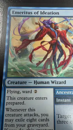 Emeritus of Ideation Secrets of Strixhaven Regular Magic Card - Image 2