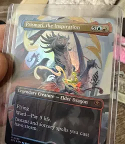 Prismari, the Inspiration Full Art Borderless- SOS Elder Dragon Storm - MTG - Image 1
