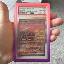 Pokemon 151 UPC Mew EX 053 SVP Promo PSA 10 includes guard - Image 1