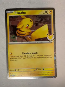 Pikachu (Pokemon Day 2026) 051/162 Holo Pokemon Near Mint - Image 1