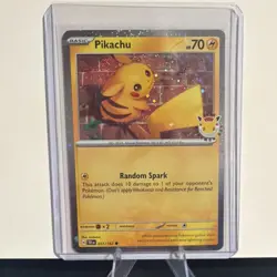 Pikachu 051 /162 Stamped 2026 Pokemon Day 30 Promo TCG - Image 1