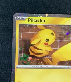 Pokemon TCG Pikachu 051/162 30th Anniversary 2026 Pokemon Day Promo Cosmos Holo - Image 2