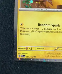 Pokemon TCG Pikachu 051/162 30th Anniversary 2026 Pokemon Day Promo Cosmos Holo - Image 5