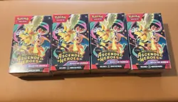 Pokemon Ascended Heroes Mega Evolution Booster Bundle Lot Of (4) - Image 1