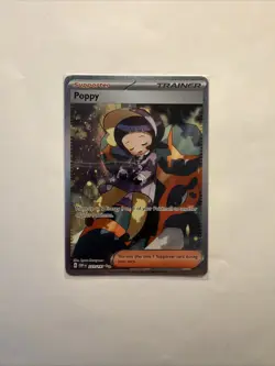 Poppy Special Illustration Rare 227/197 Obsidian Flames Full Art Pokemon - Image 1