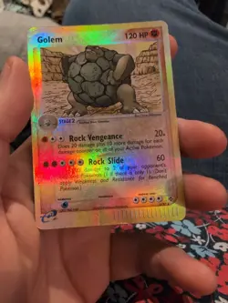 Pokemon TCG Golem 5/97 Reverse Holo Rare EX Dragon - Image 1