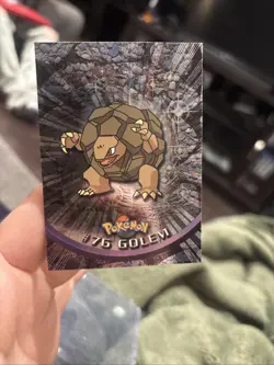 GOLEM Pokemon 1999 Topps #76 TV Animation Edition Holo FOIL NM - Image 1