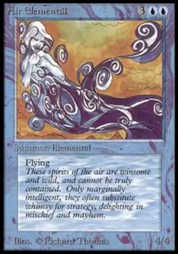 Air Elemental - Heavy Play MTG Beta - Image 1