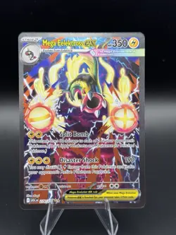 Pokemon Mega Eelektross EX Foil Card 278/217 350 HP Split Bomb - Image 1